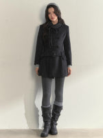 Double-Breasted Belted Coat