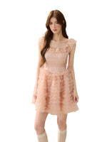 Puff Sleeve Tulle Dress