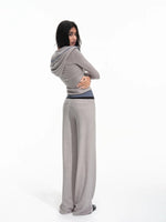 Contrast Hooded Lounge Set