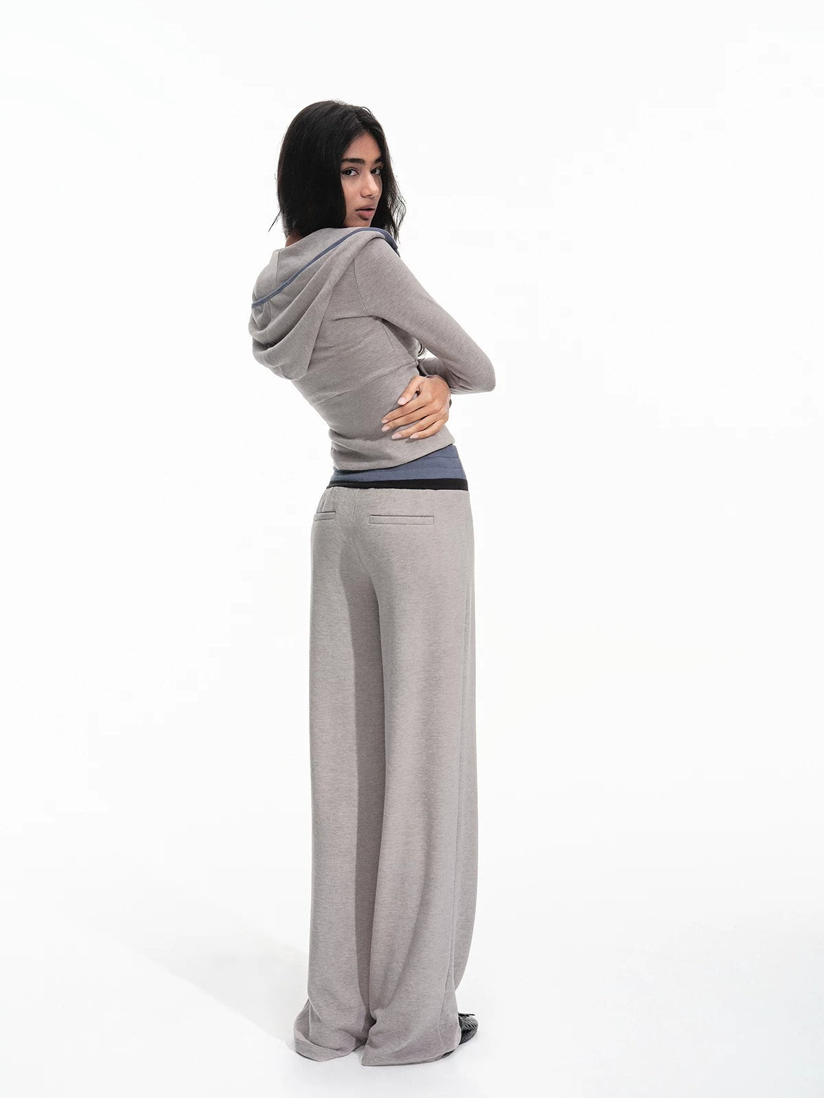 Contrast Hooded Lounge Set