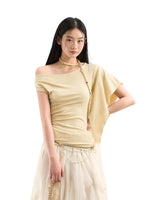Asymmetric Off-Shoulder Top