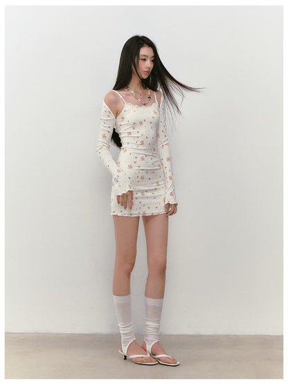 Seaside Series Printed Dress &amp; Cover Up Set