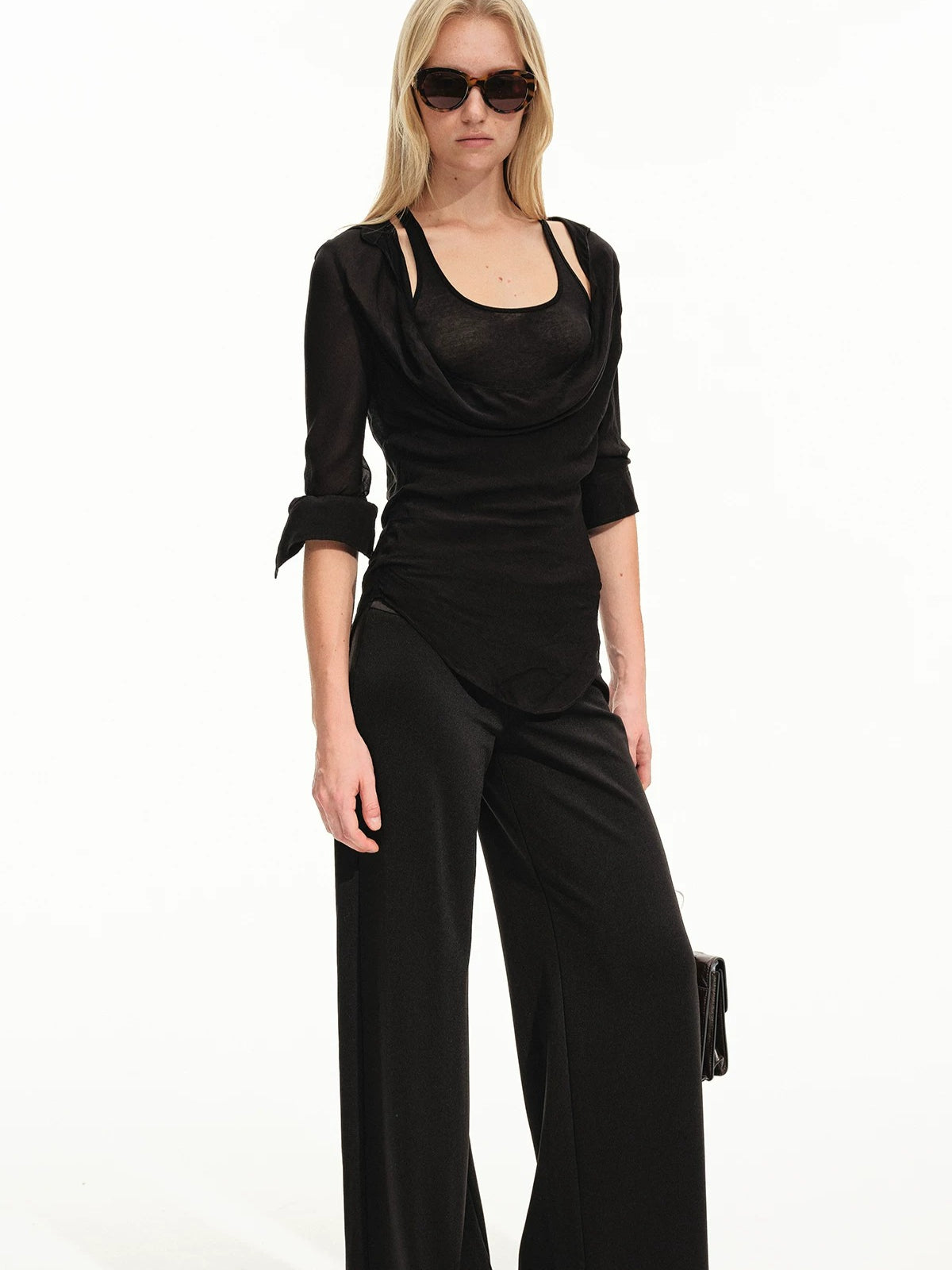 Layered Cami Shirt