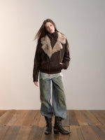 Faux Fur Collar Puffer Jacket
