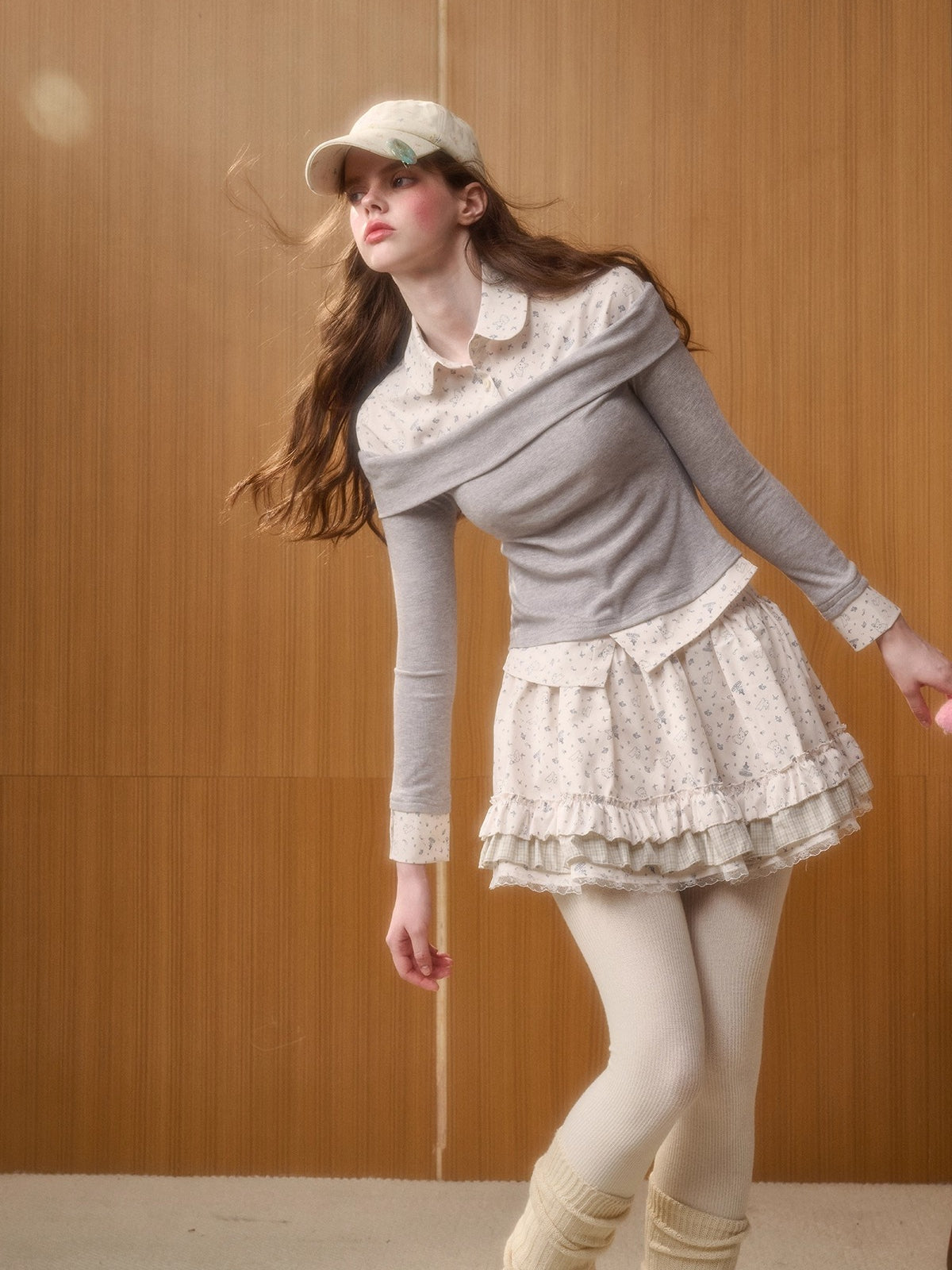 Bunny Fountain Two-Piece Print Set