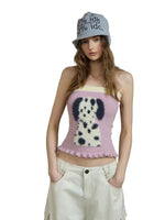 Faux Fur Dog Tube Top