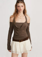Off Shoulder Draped Top