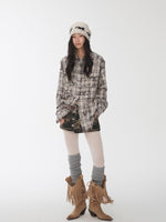 Fair Isle Pony Jacquard Knit Beanie
