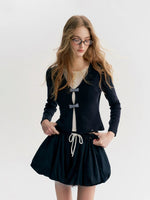 Bow Sailor Knit Top
