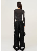 Waist-Cinching Slim Fit Thin Long - Sleeve Tunic