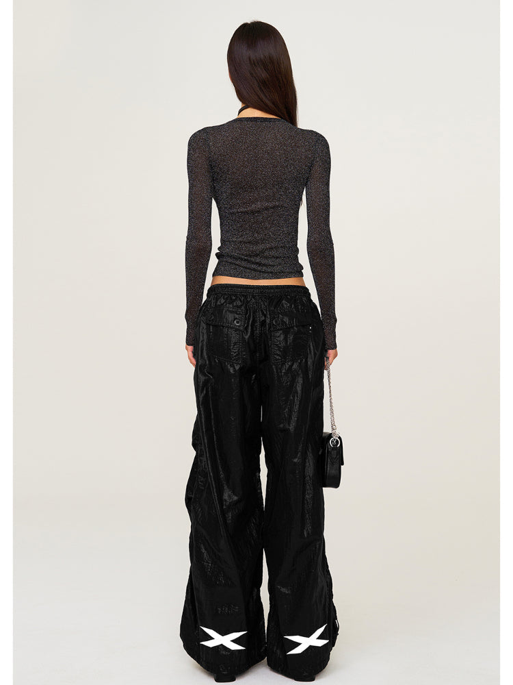 Waist-Cinching Slim Fit Thin Long - Sleeve Tunic