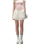Contrast Color Fake Two-piece Short-sleeve T-shirt