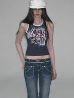 Graphic Tee Camisole Set