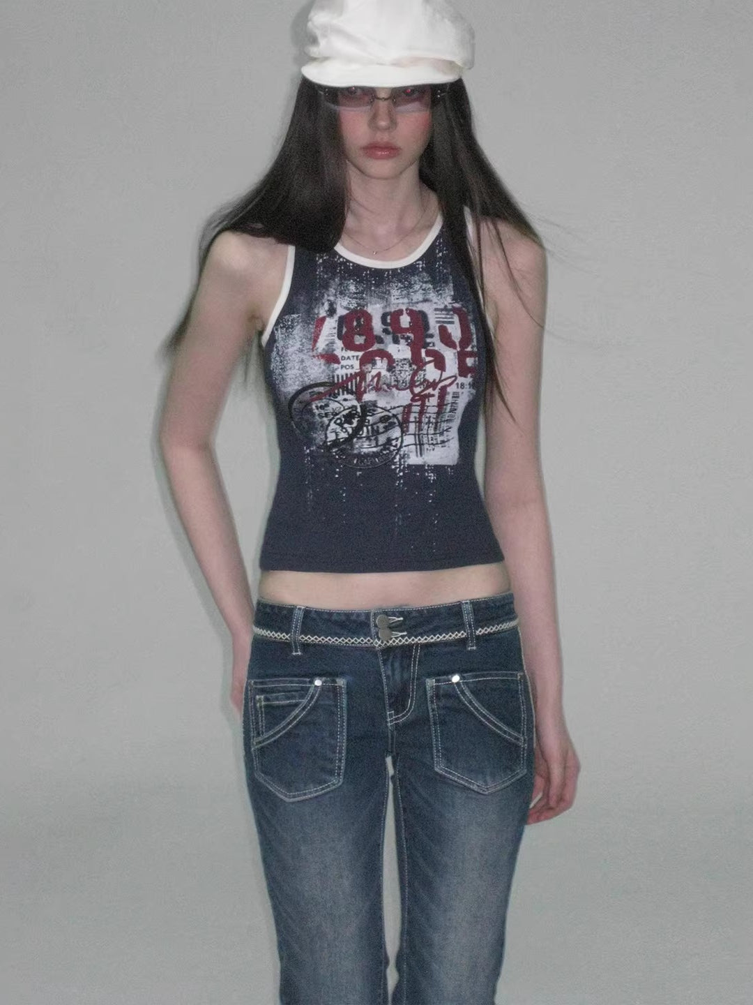Graphic Tee Camisole Set