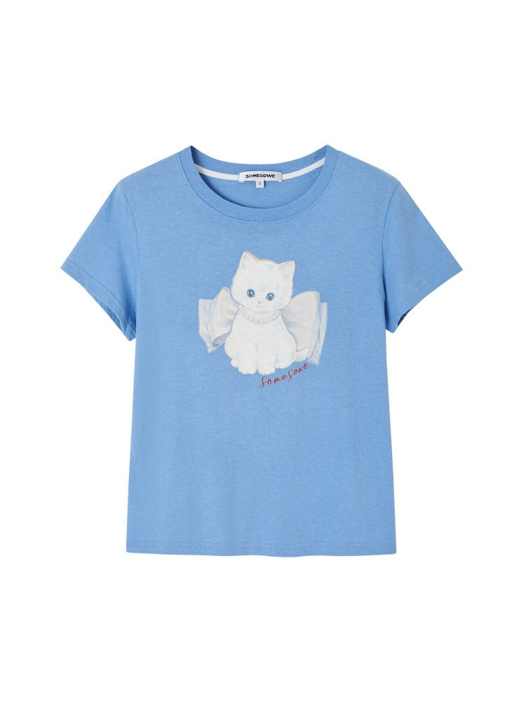 Bow Kitty Tee