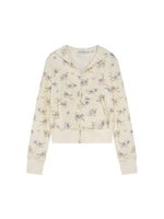 Floral Waffle Hoodie & Pants Set