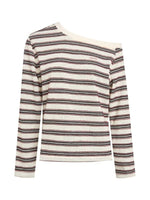 Red Striped Oversized Tee