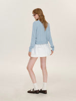 Vintage Argyle Knit Cardigan Set