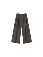 Pleated Straight-Leg Pants