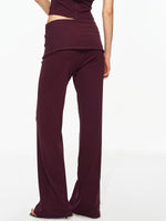 Layered Yoga Pants Set