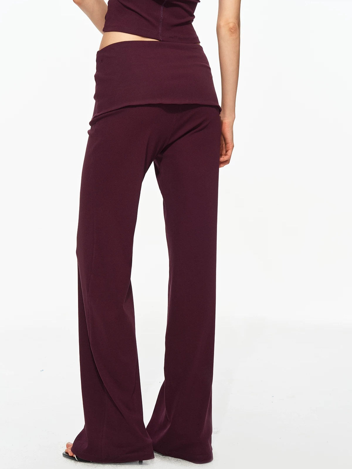 Layered Yoga Pants Set