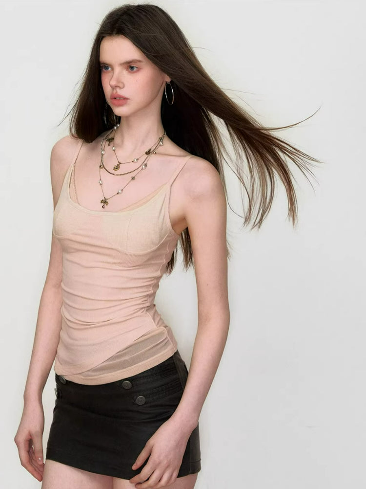 Colorblock Lyocell Cami Top