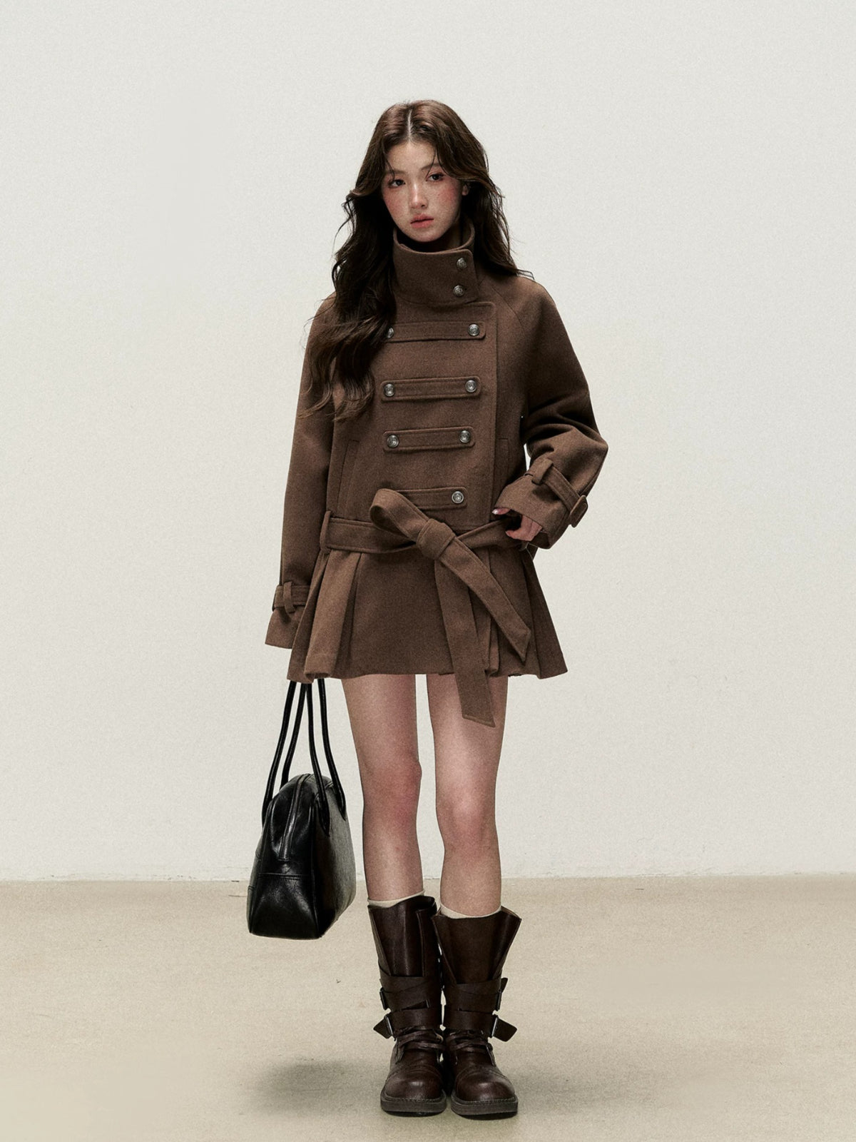 Napoleon Double-Breasted Wool Coat