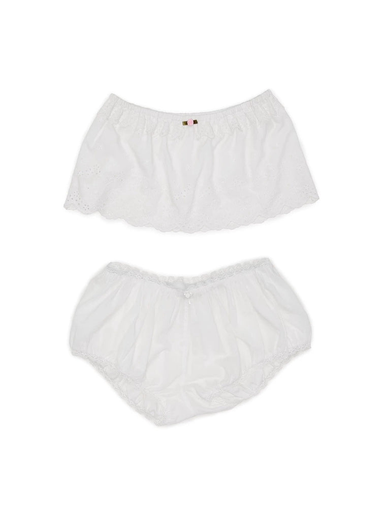 Jacquard Bubble Skirt &amp; Leggings Set