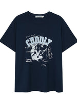 Cat Print T-Shirt