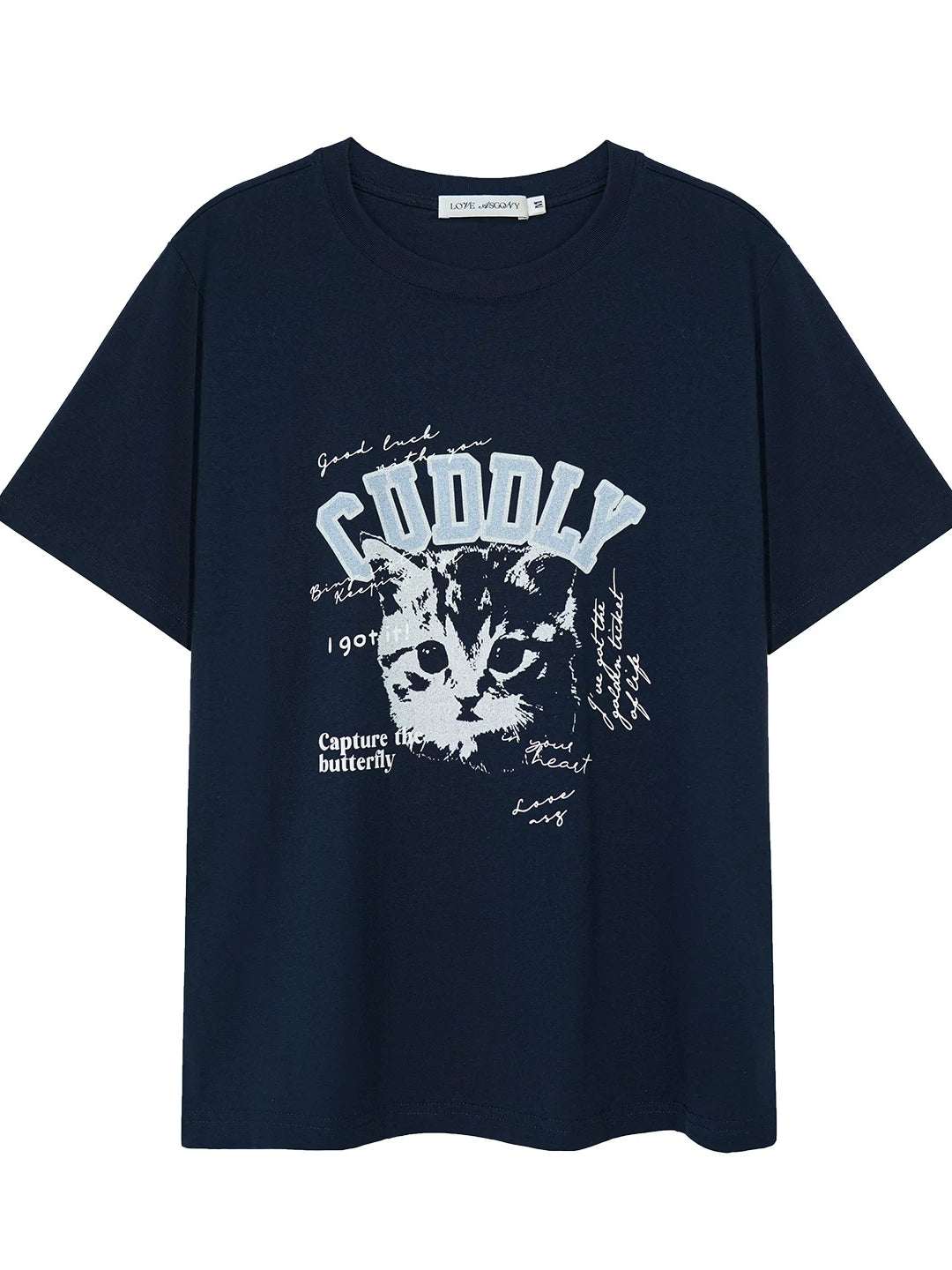 Cat Print T-Shirt