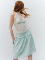 Lace Bow Halter Top
