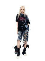 Grunge Distressed Bermuda Shorts