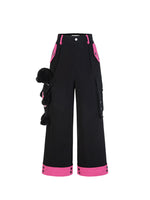 White & Black Bear Cargo Pants
