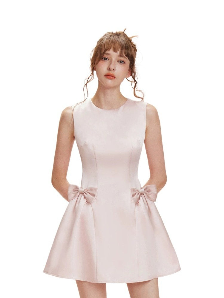 Satin Bow Dress