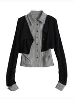 Contrast Layered Shirt