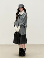 Cable Knit Cape Cardigan
