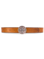 Compass Handcraft Leather Belt