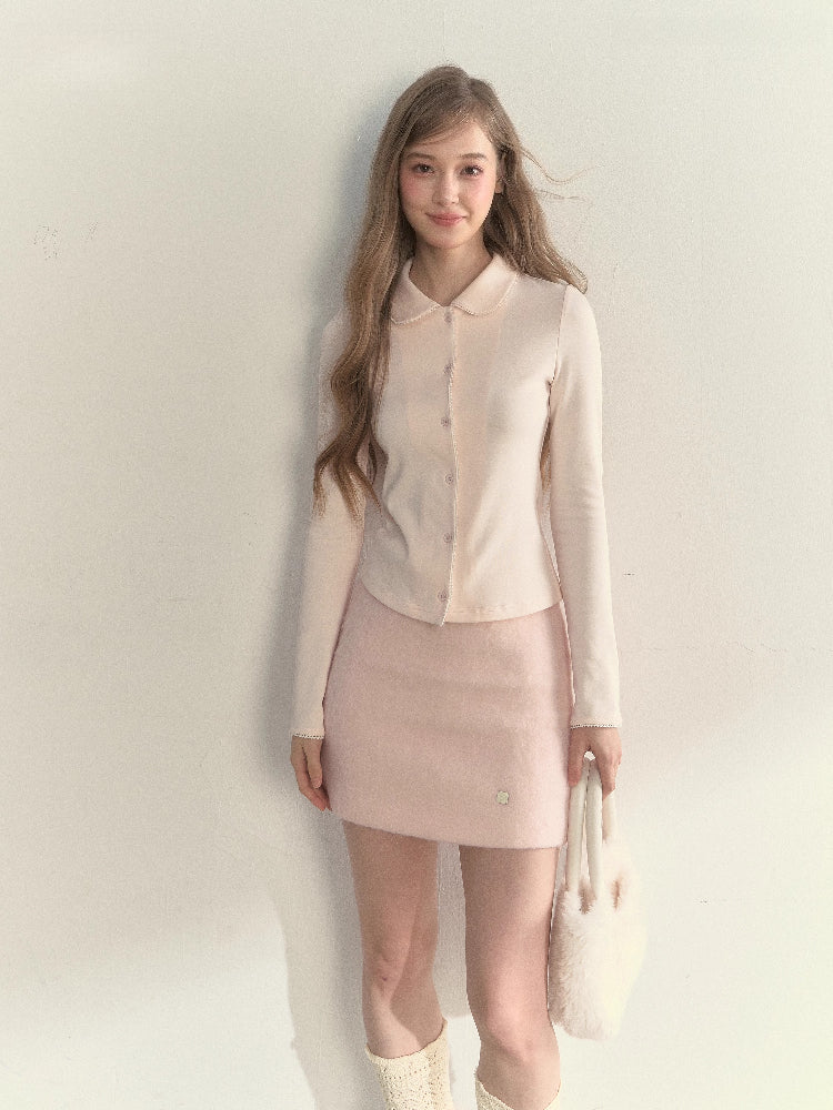 Peter Pan Collar Layering Tee