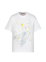 Angel Bear Illustration Cotton Short-sleeve T-shirt