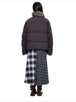 Vintage Fur Collar Down Jacket