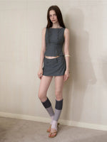 Tailored Mini Skirt Set
