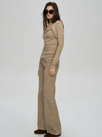 Lyocell Layered Ruched Tee