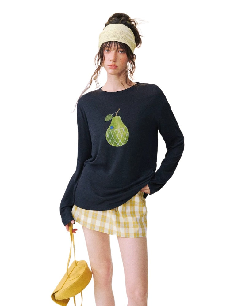 Pear Mood Long Sleeve Tee