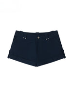 Rivet Cuffed Cargo Shorts