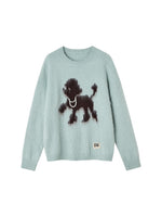 Playful-puppy Crewneck Sweater