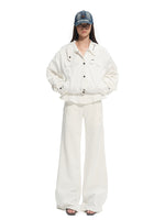 Fine Twill Wrinkle-Resistant Hem Pleated Silhouette Coat