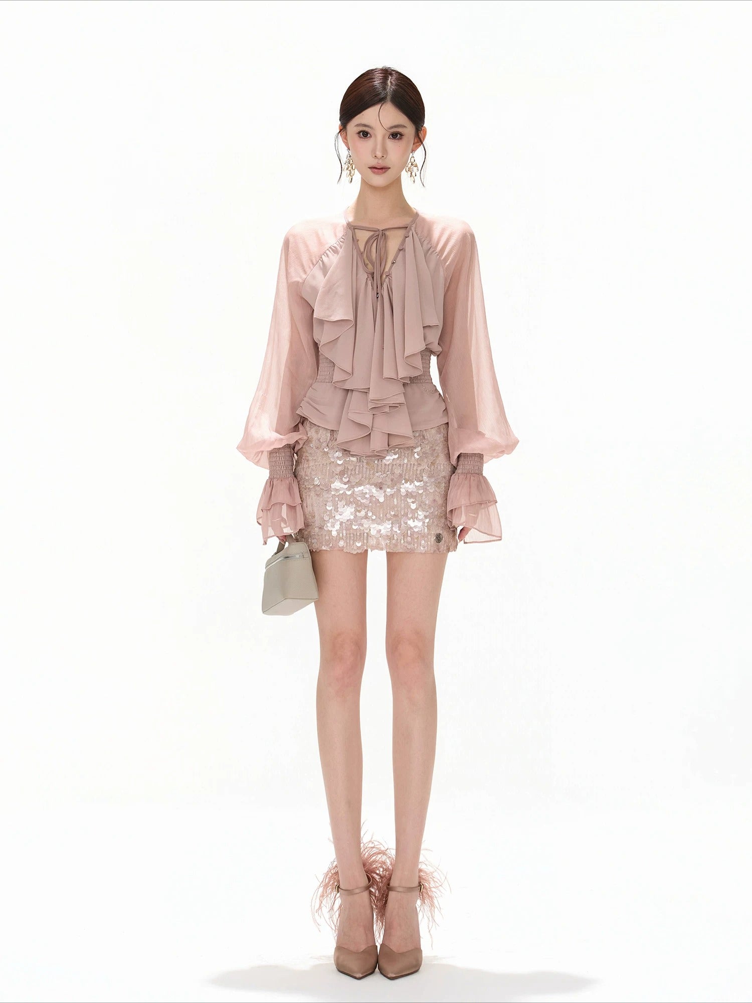 Sequin Mermaid Mini Skirt