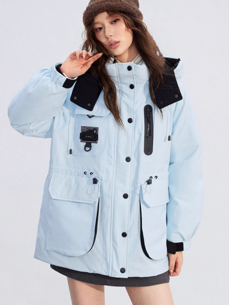 Windproof Hooded Down Jacket