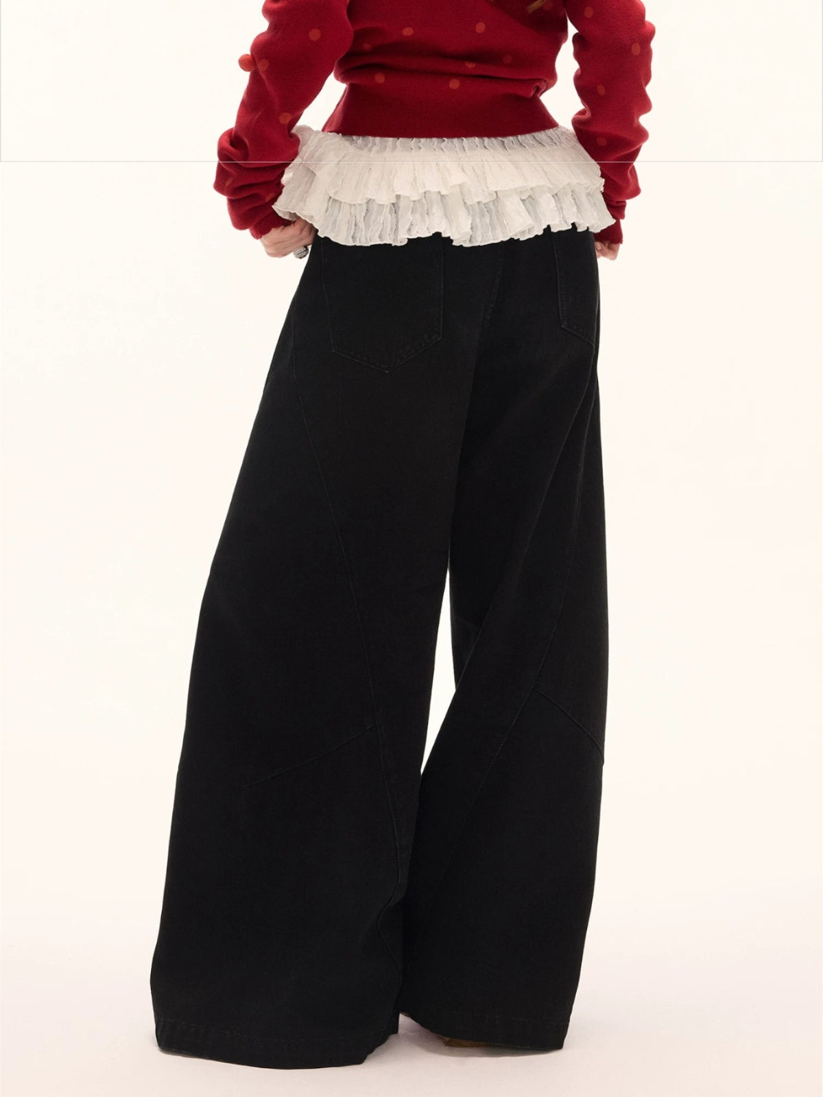 Washed Vintage Wide-Leg Jeans