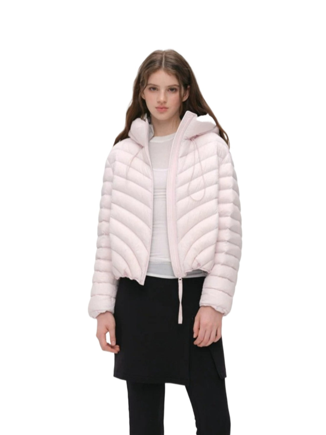 Quilted Hooded Light Down